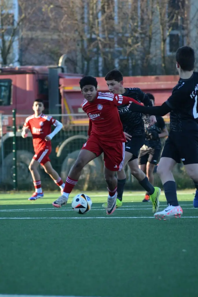 Fußball Zweikampf Fotografie Portfolio